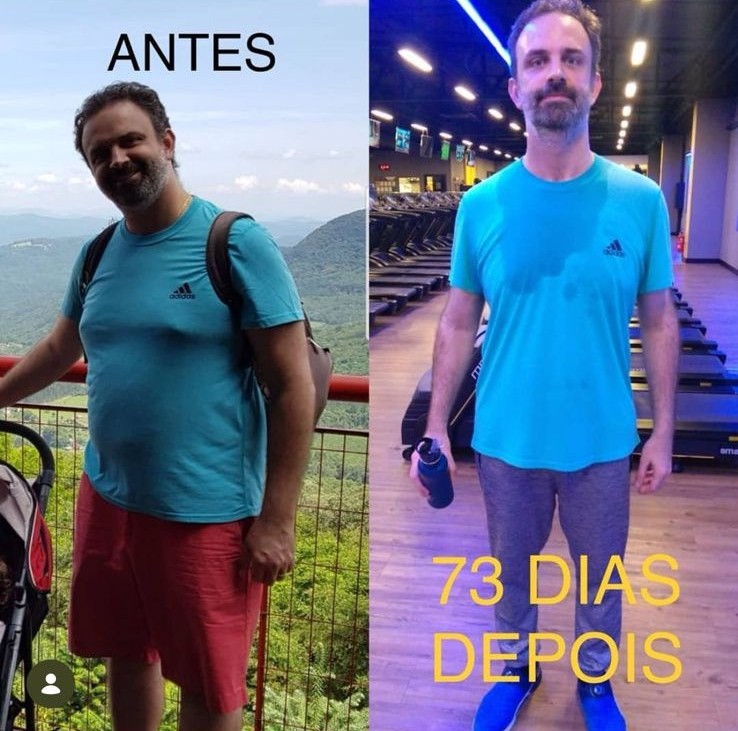Antes e depois aluno 3