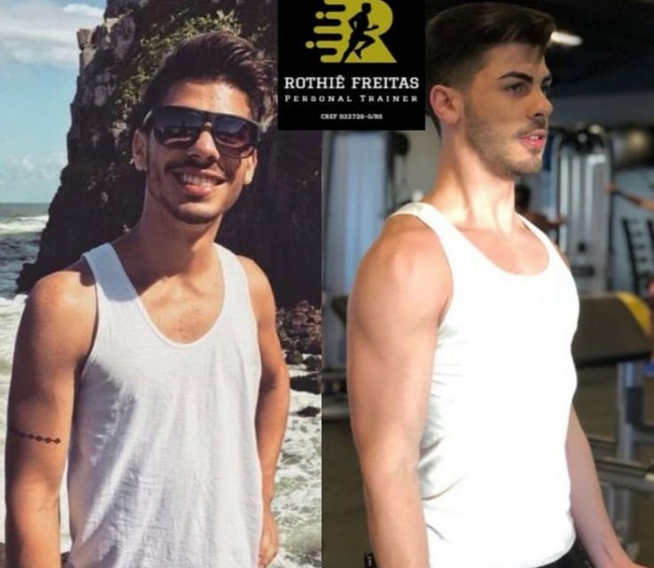 Antes e depois aluno 4
